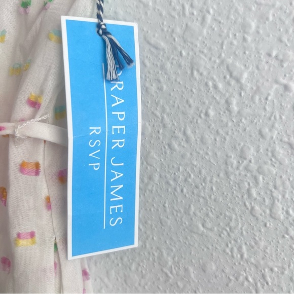 DRAPER JAMES RSVPโข Print Midi Sun Dress Size XL 100% Cotton with Pockets - Picture 8 of 9